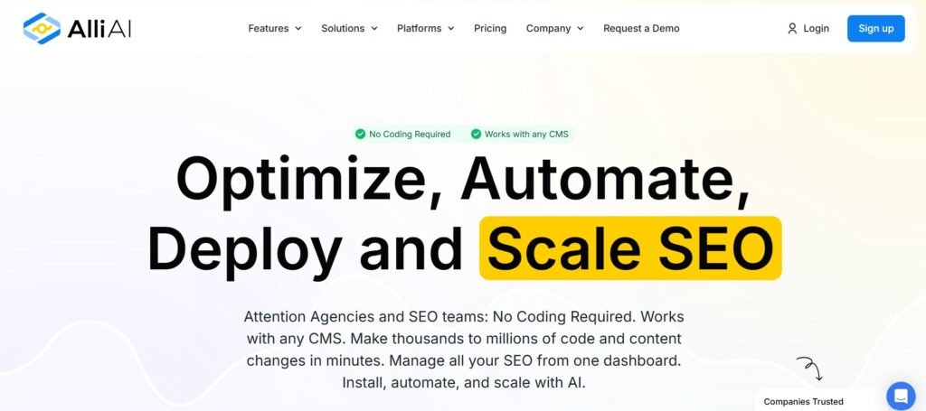 Alli AI: The No-Code Solution to Enterprise-Level SEO Automation 1 Alli AI 1