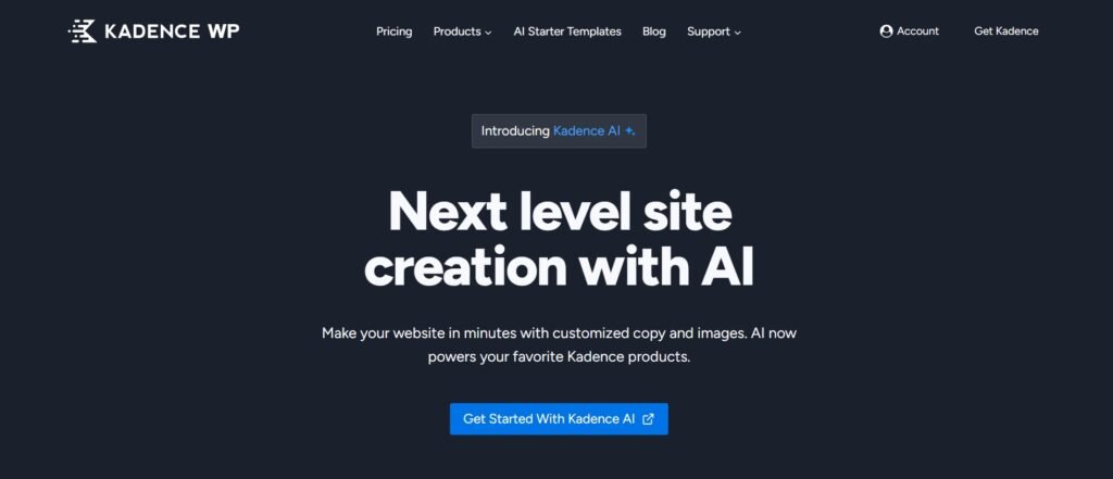 Kadence AI: Transform Your WordPress Website Creation in Minutes, Not Days 1 Kadence AI 1