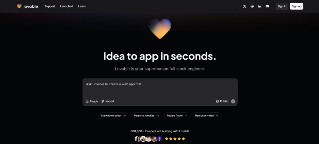 Lovable Dev: Transform Ideas Into Apps Without Coding 1 Lovable Dev 1