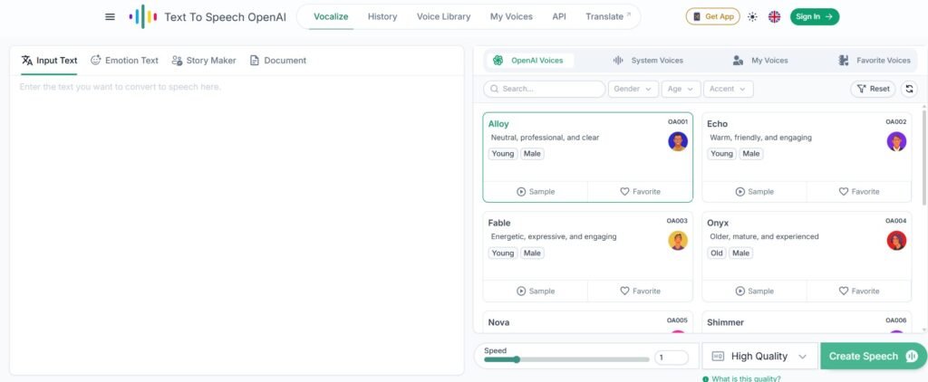 Text To Speech OpenAI: Affordable Way to Create Professional Audio Content 1 Text To Speech OpenAI 1