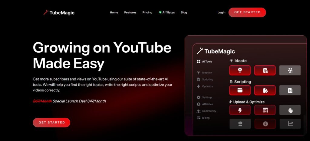 TubeMagic: Revolutionizing YouTube Growth with AI Tools 1 TubeMagic 1