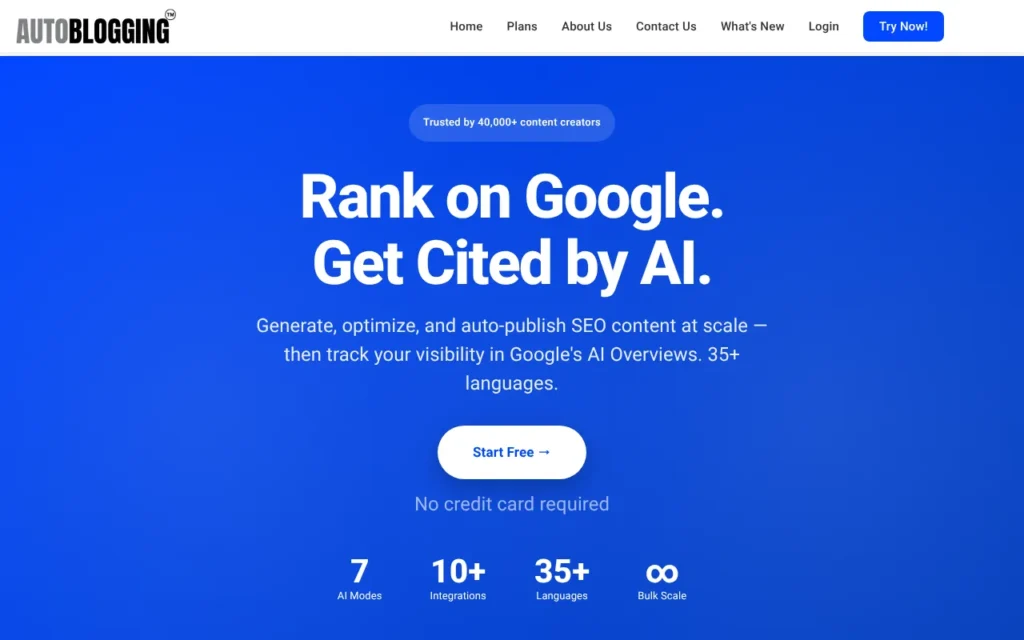 AutoBlogging AI