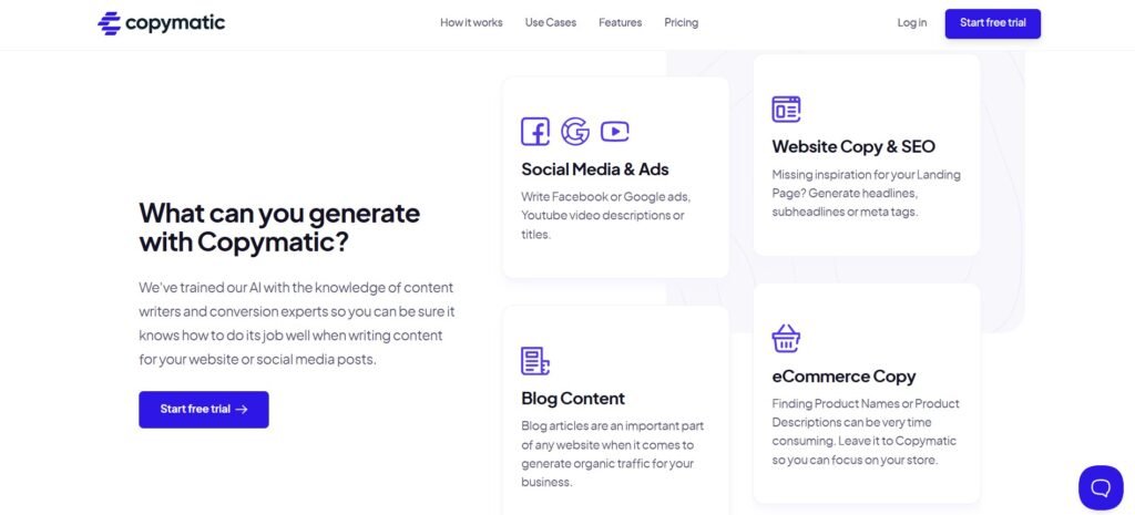 Copymatic AI: Your Ultimate Content Creation Companion 1 copymatic ai 1