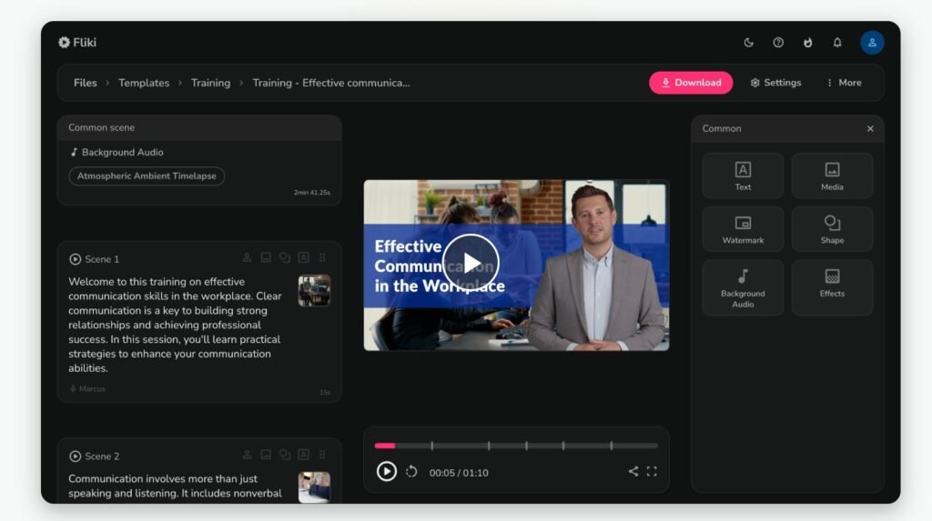 Fliki AI: Create Stunning Videos and Voiceovers in Minutes with AI 1 fliki ai 1