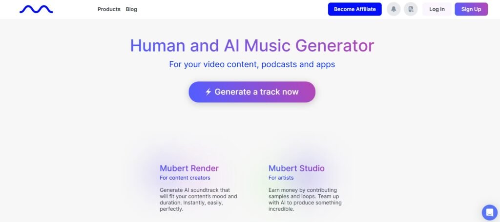 Mubert: The AI Music Platform Transforming How We Create and Listen 1 mubert 1