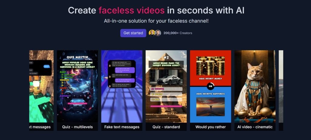 Vsub io: The Ultimate AI Tool for Creating Engaging Faceless Videos 1 vsub ai 1